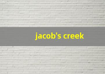 jacob's creek